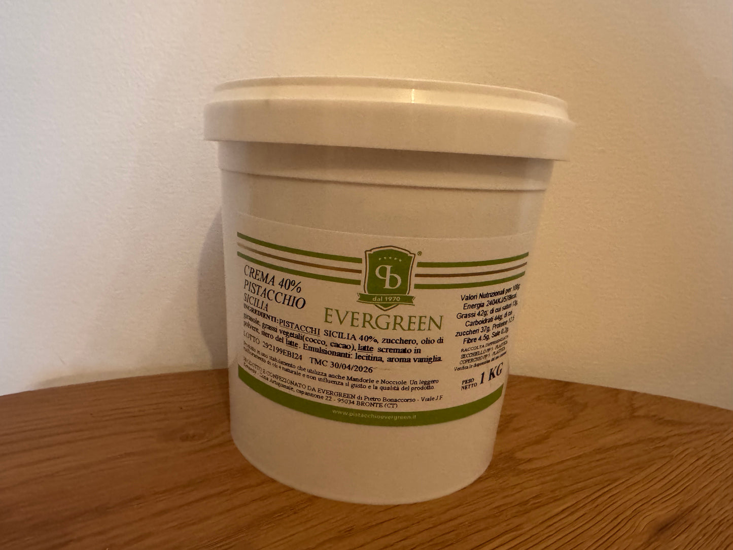Sicilijos pistacijų kremas 1 kg