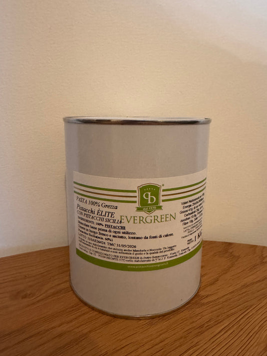 100% gryna pistacijų pasta Èlite, neapdorota, 1 kg
